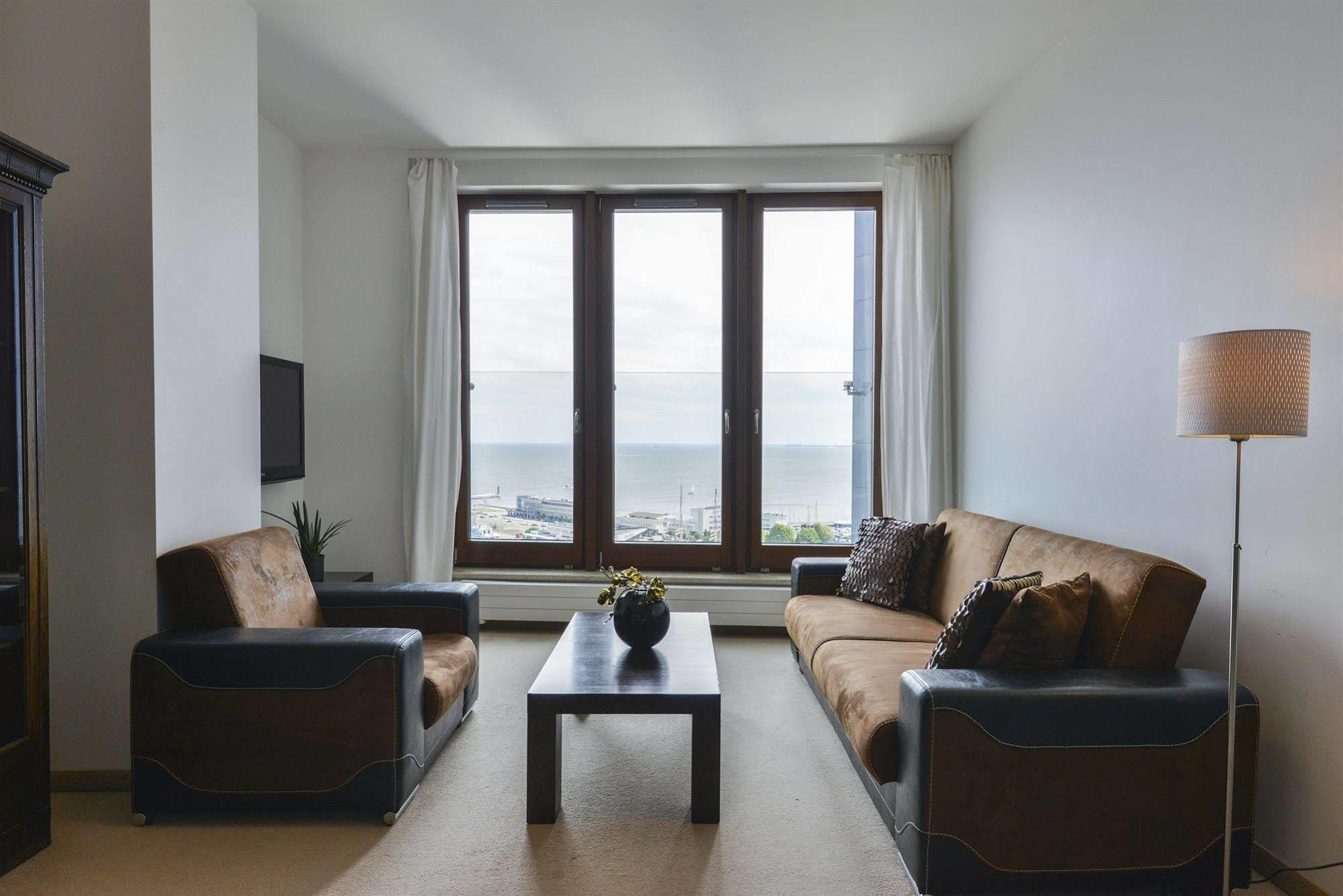 Apartament Sea Towers 格丁尼亚 外观 照片